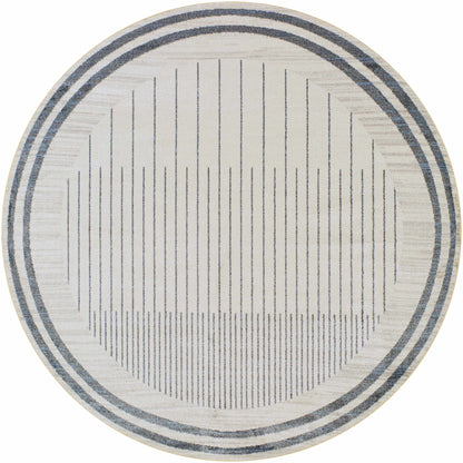 Thad Medium Gray Washable Area Rug