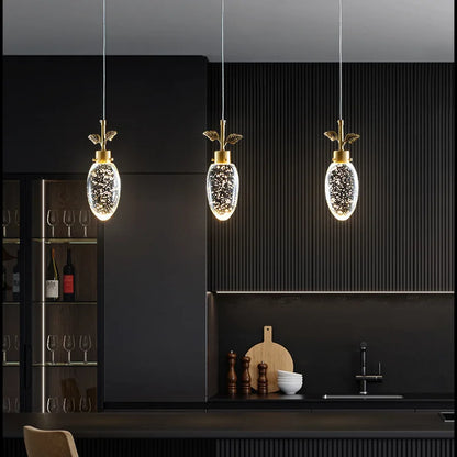 All-Copper Crystal LED Chandelier, Nordic-Inspired Design