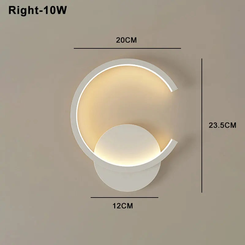 LED Modern Signature Wall Sconce | Bedroom Home Lighting