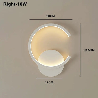 LED Modern Signature Wall Sconce | Bedroom Home Lighting