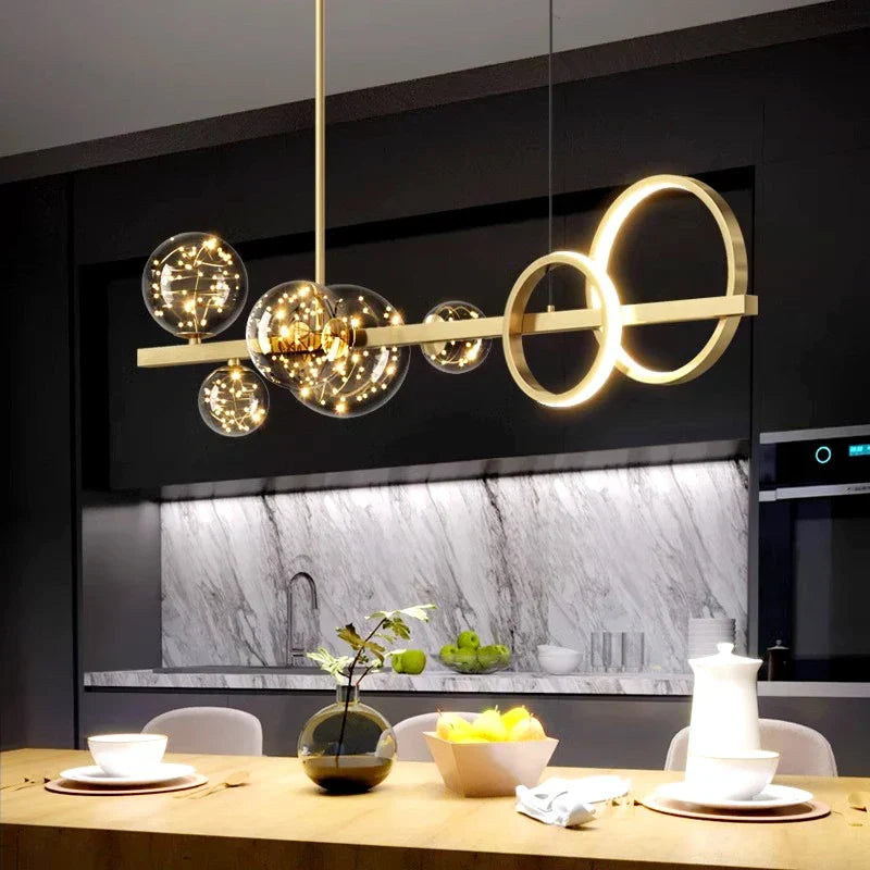 Sleek Modern Pendant Light | Modern Dining Room Lighting