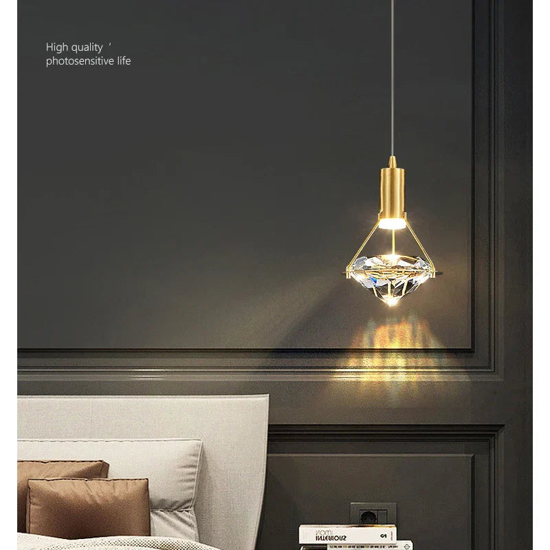 Crystal LED Pendant Lights: Contemporary Illumination