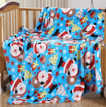 Cozy Festive Holiday Throw Blanket 50" x 60"