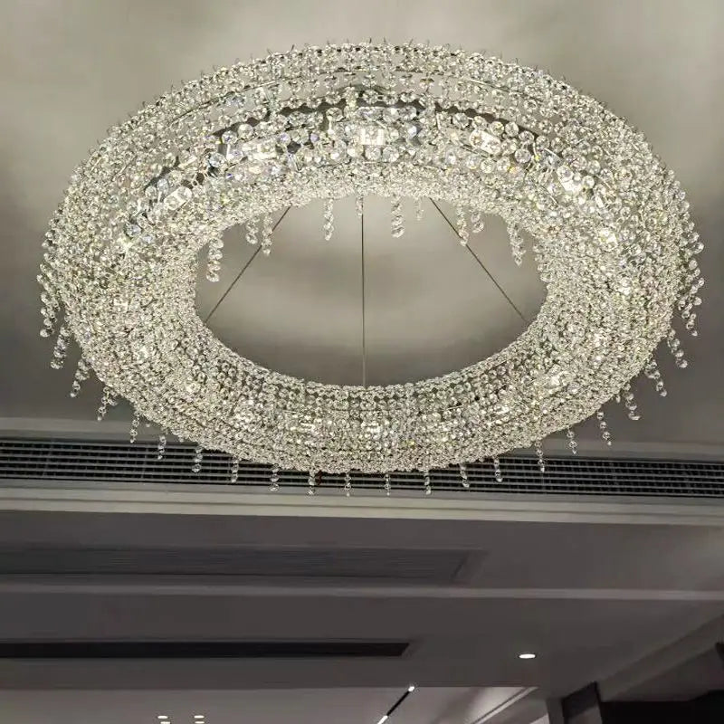K9 Crystal LED Bird's Nest Ceiling Chandelier