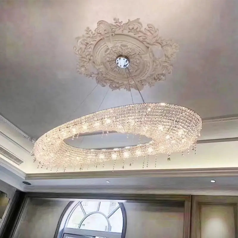 K9 Crystal LED Bird's Nest Ceiling Chandelier