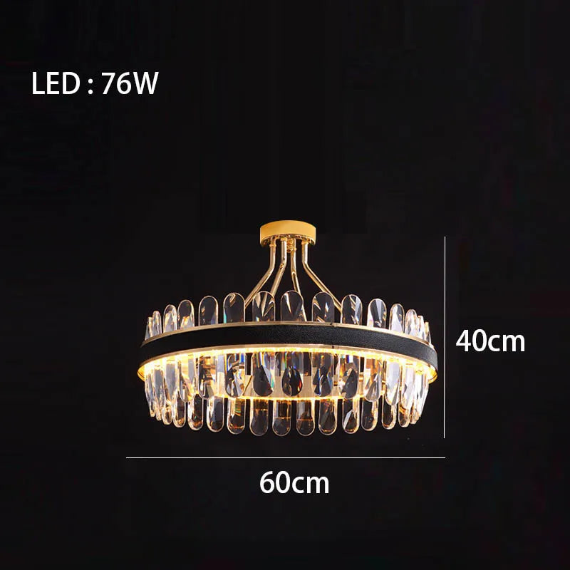 Dimmable LED Crystal Chandelier | Dining Room Lighting