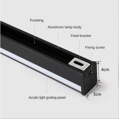 LED Modern Black Wall Sconce | Dining Room Home Lighting
