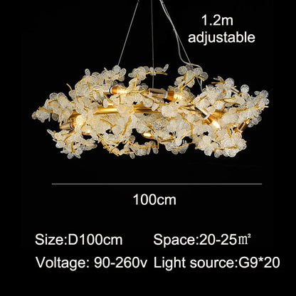 Elegant Crystal Chandelier | Modern Dining Room Lighting