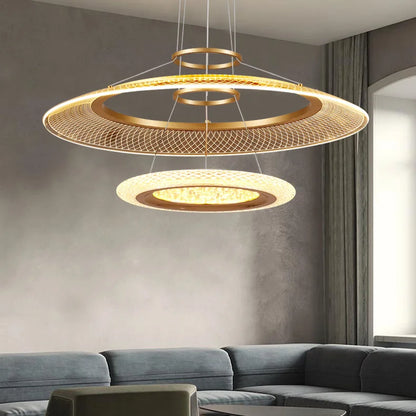Modern LED Ring Pendant Light for High-End Living Spaces