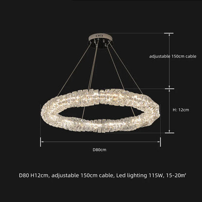 Sophisticated LED Chandelier | Dining Room Home Lighting