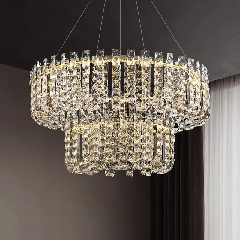 Crystal LED Chandelier for Living and Dining