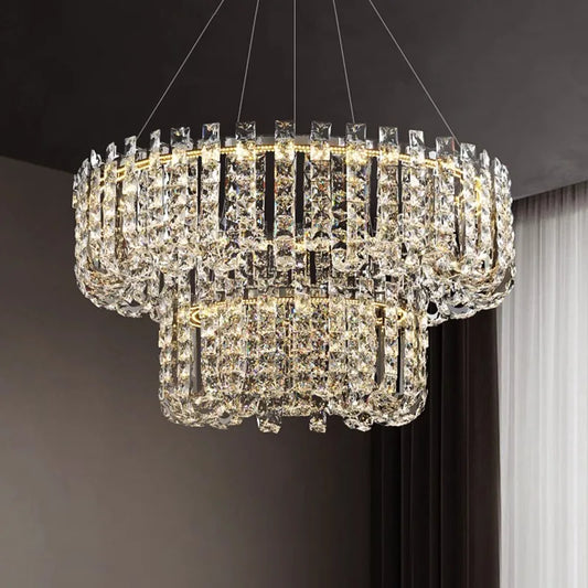 Crystal LED Chandelier for Living and Dining