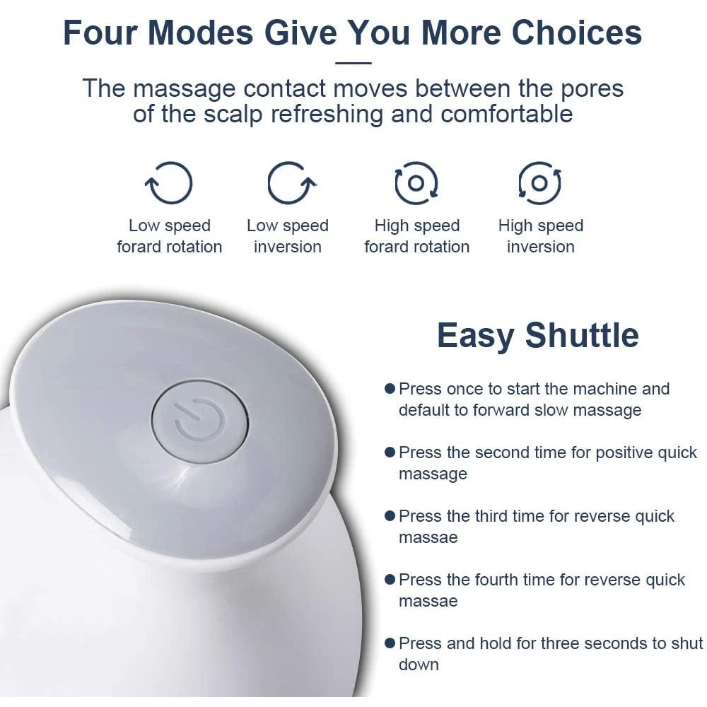 Deep Tissue Waterproof Scalp & Body Massager