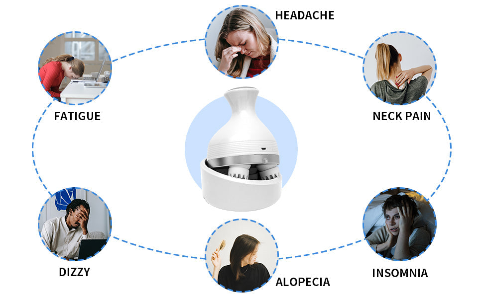 Deep Tissue Waterproof Scalp & Body Massager