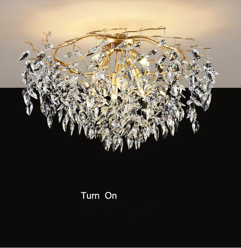Elegant K9 Crystal Chandelier | Kitchen Island Lighting