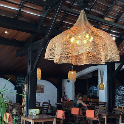 Rattan Pendant Light: Artisanal Illumination for Modern Interiors