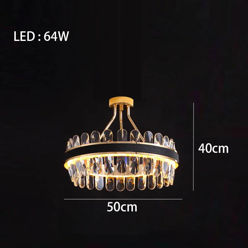 Dimmable LED Crystal Chandelier | Dining Room Lighting
