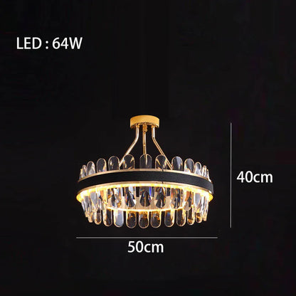 Dimmable LED Crystal Chandelier | Dining Room Lighting