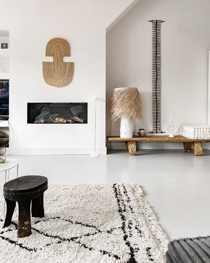 Maravi Natural Palm Leaves Woven Wall Art