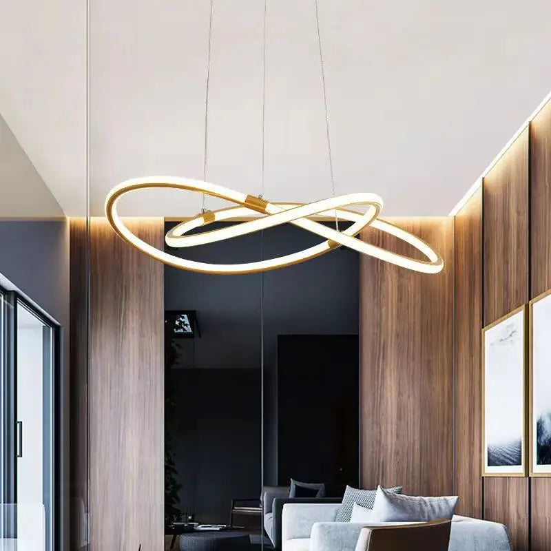 LED Dimmable Modern Pendant Light | Living Room Lighting