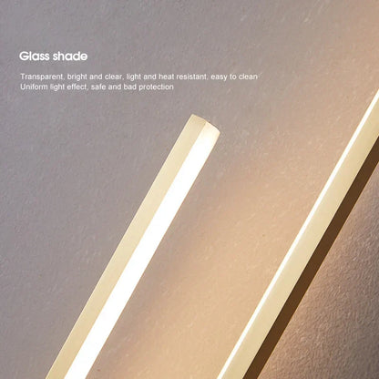 LED Modern Signature Wall Sconce | Bedroom Home Lighting