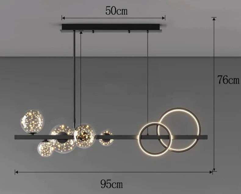 Sleek Modern Pendant Light | Modern Dining Room Lighting