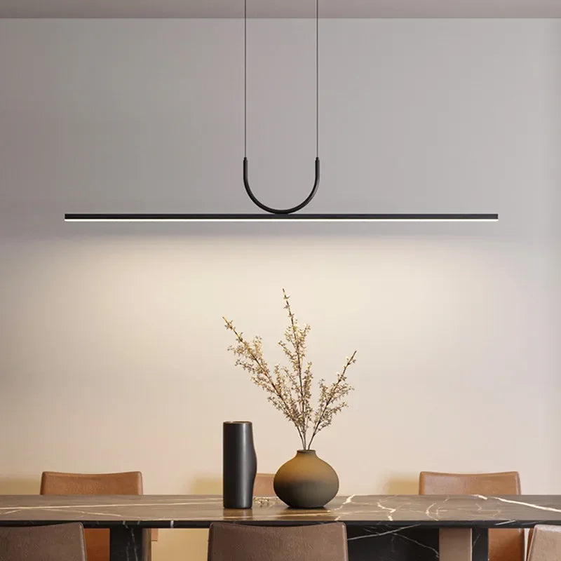 LED Black Chandelier | Kitchen Island Home Lighting
