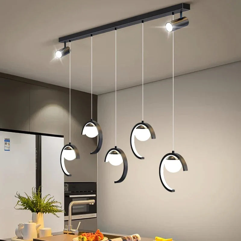 Sleek Modern Pendant Light | Dining Room Home Lighting