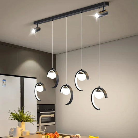 Sleek Modern Pendant Light | Dining Room Home Lighting