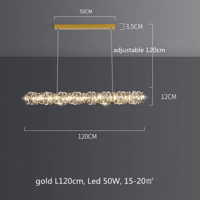 Sophisticated LED Chandelier | Dining Room Home Lighting