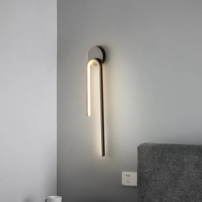 LED Modern Signature Wall Sconce | Bedroom Home Lighting