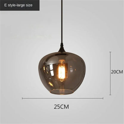 Smoky LED Nordic Chandelier | Kitchen Island Home Lighting