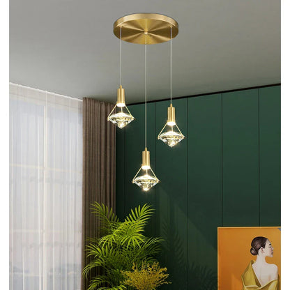 Crystal LED Pendant Lights: Contemporary Illumination