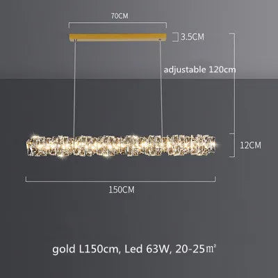 Sophisticated LED Chandelier | Dining Room Home Lighting