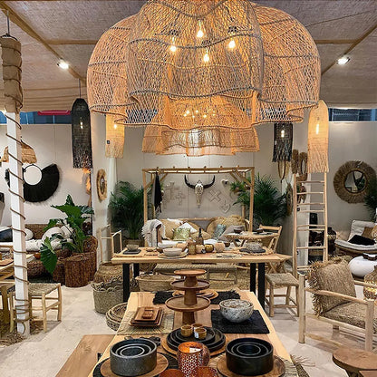 Rattan Pendant Light: Artisanal Illumination for Modern Interiors