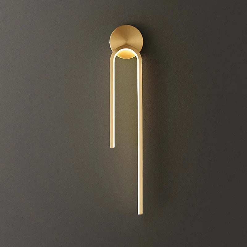 LED Modern Signature Wall Sconce | Bedroom Home Lighting