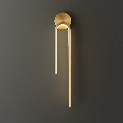 LED Modern Signature Wall Sconce | Bedroom Home Lighting