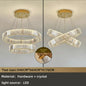 Modern Luxury Crystal Chandeliers - Golden Chandelier Lighting for Living Rooms, Stairs, and Duplex Halls