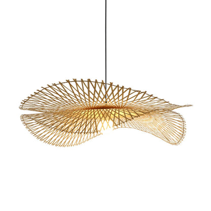 Bamboo Woven Chandeliers for Kitchen and Living Room