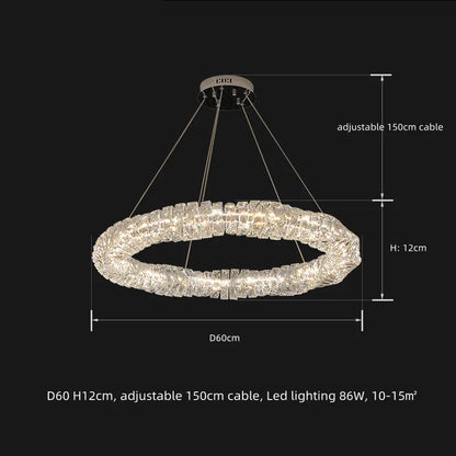Sophisticated LED Chandelier | Dining Room Home Lighting