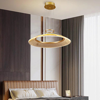 Modern LED Ring Pendant Light for High-End Living Spaces
