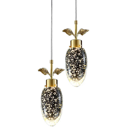 All-Copper Crystal LED Chandelier, Nordic-Inspired Design