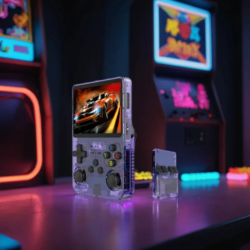 RetroRush Ultimate Retro Handheld Gaming Console – 128GB Pocket Arcade, Hi-Res Screen, 20k Games!