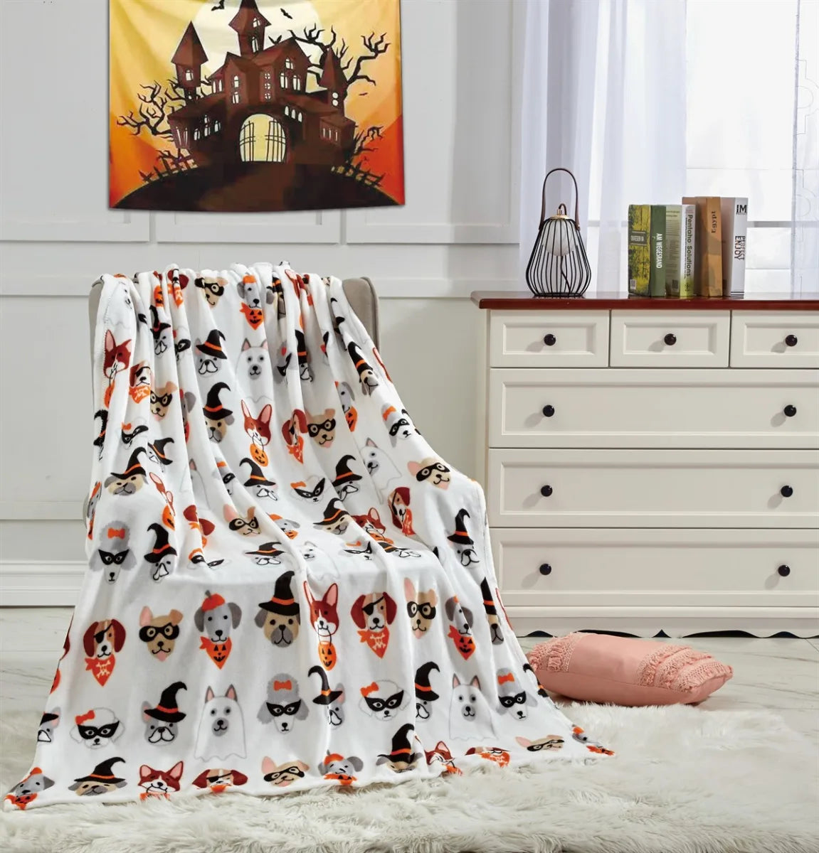 Halloween 50 X 60 Throw Blankets