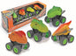 4-Pack Dino Pull Back Trucks