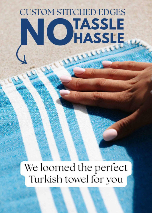 Farm House Turkish Bath Towel Without Fringe