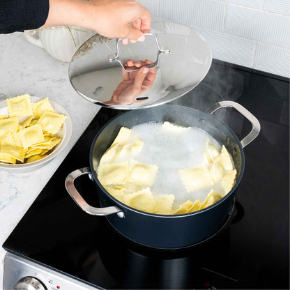 Ceramic Nonstick Stock Pot with Lid, 4.5-Qt
