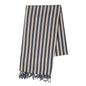 Vertical Striped Turkish Towel With Fringe