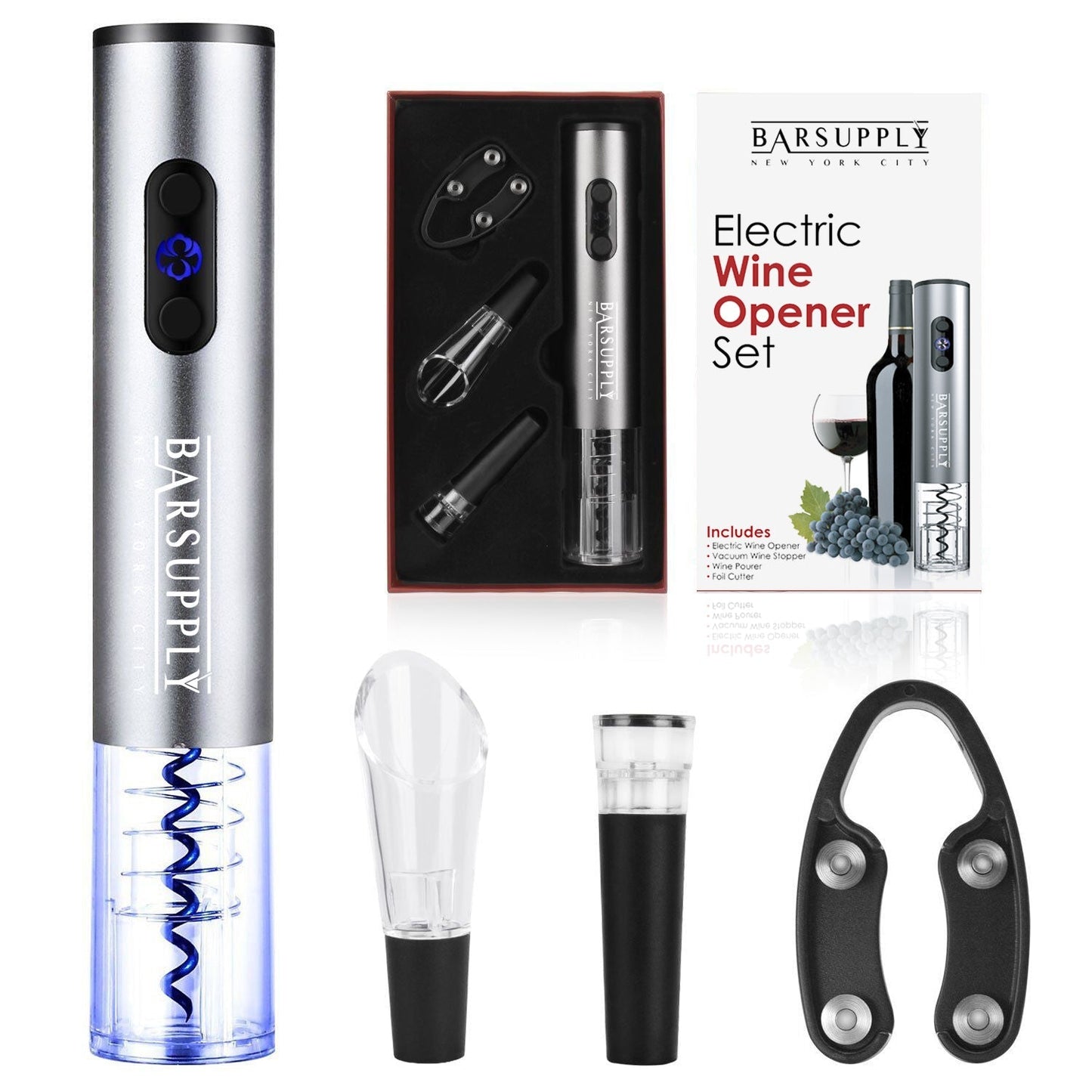 Electric Wine Opener Set