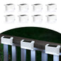 8-Pack Solar LED Deck & Step Lights